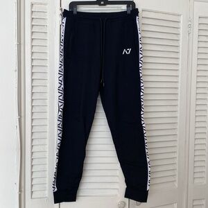 A7 Defy Joggers Black & White Stripe in Mens Medium Womens Size XL Extra Large
